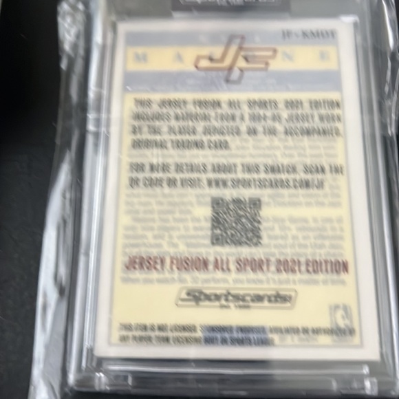 Sealed Karl Malone jersey fusion - Picture 3 of 3